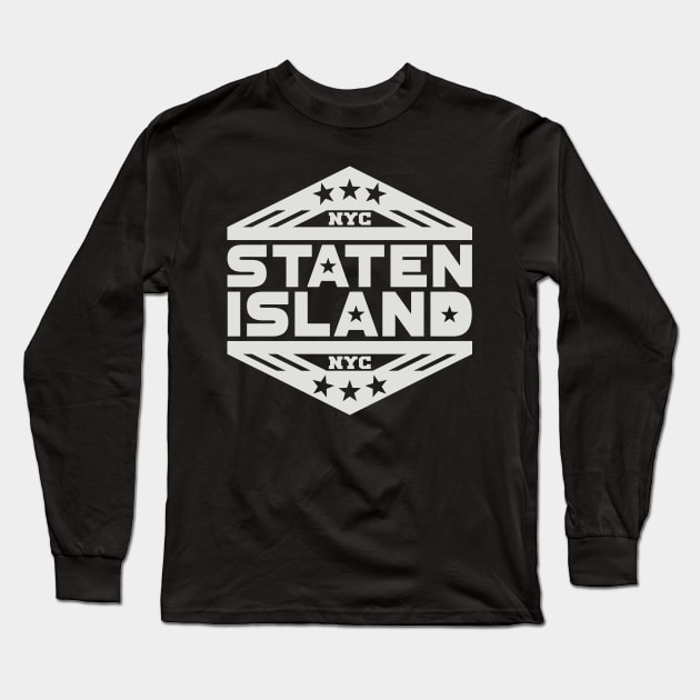 Staten Island Long Sleeve T-Shirt by colorsplash